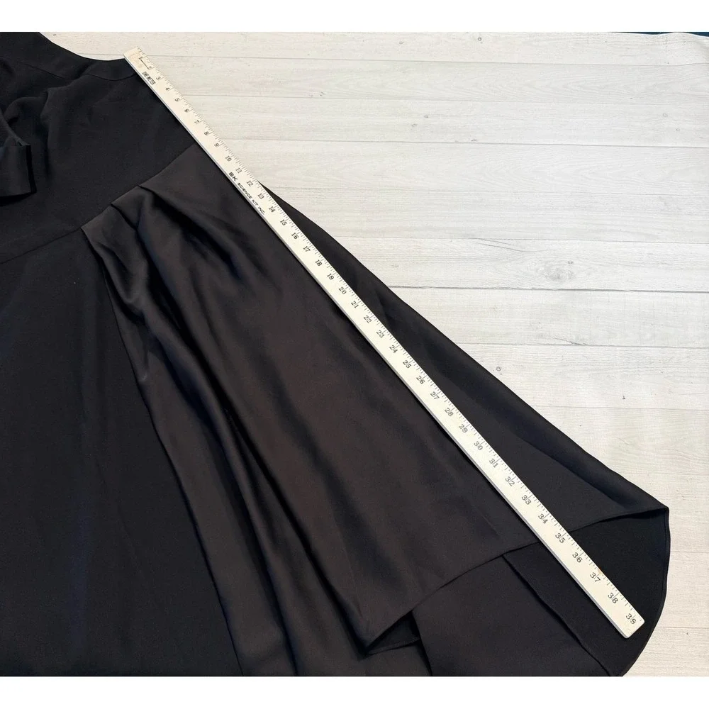 Banana Republic women's Banana Black Asymmetrical‎ Dress Womens 10 NEW